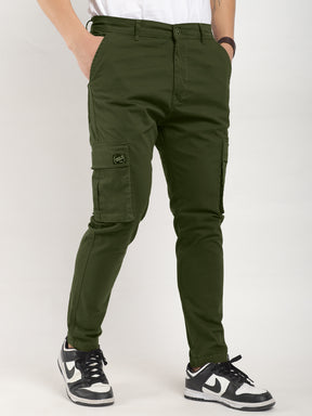 Royal Shades Olive Green Cotton Cargo