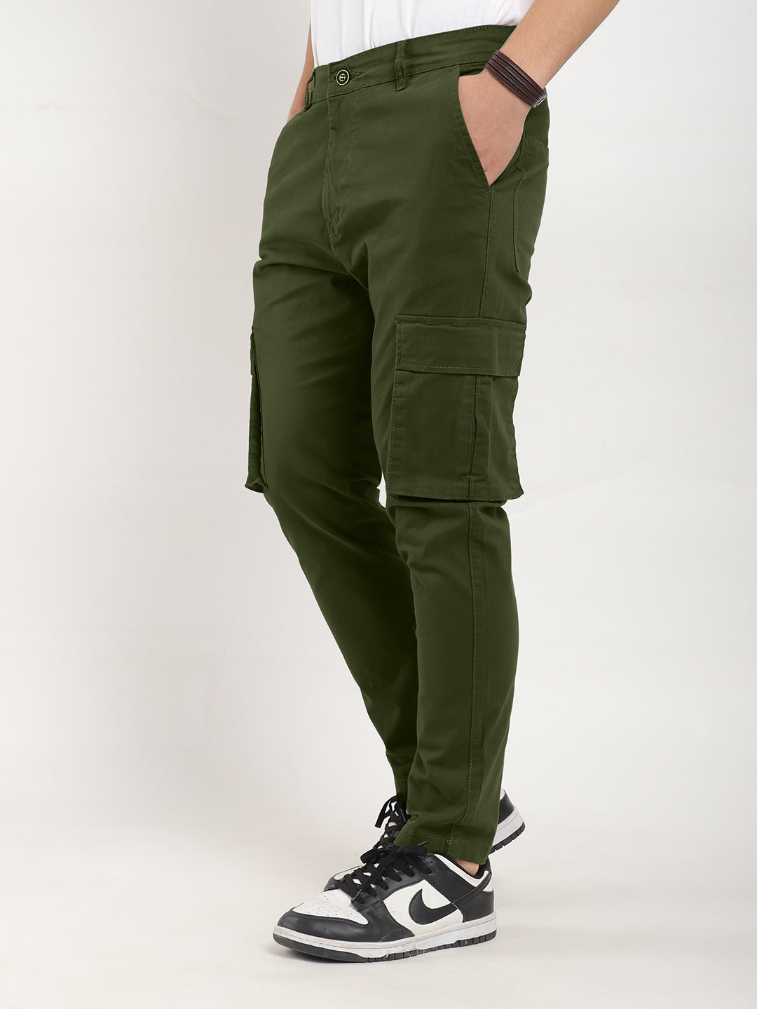 Royal Shades Olive Green Cotton Cargo