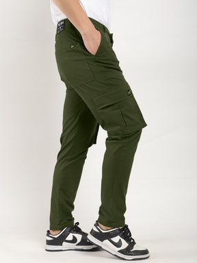 Royal Shades Olive Green Cotton Cargo