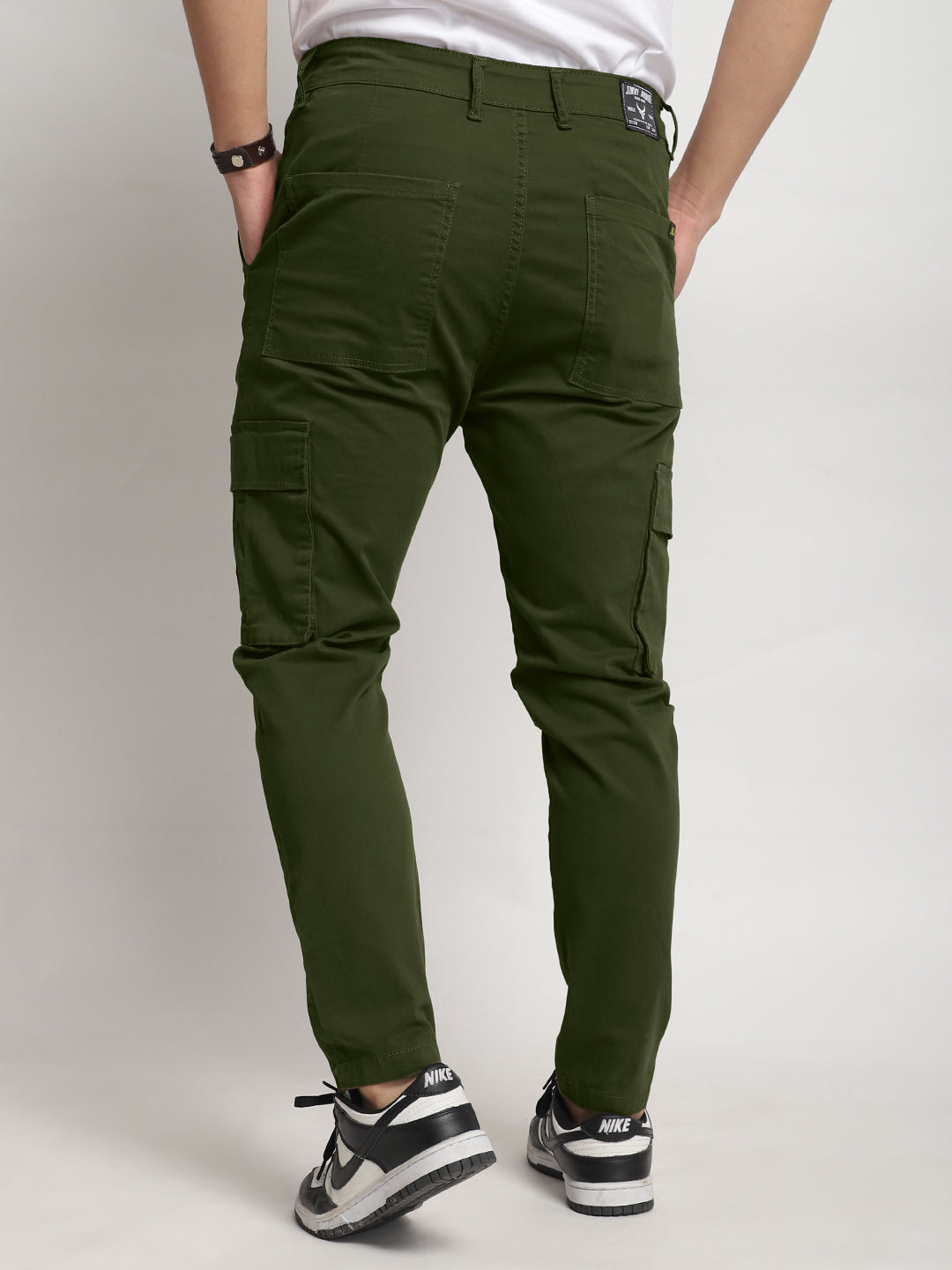 Royal Shades Olive Green Cotton Cargo