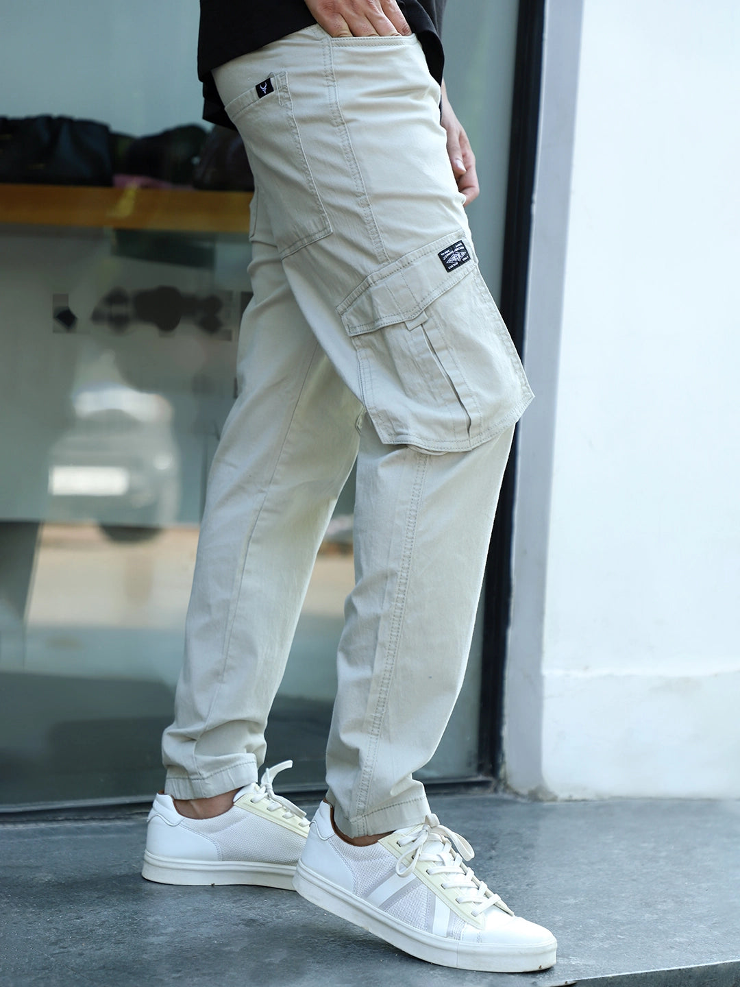 Bentley Duo Light Grey Cotton Cargo