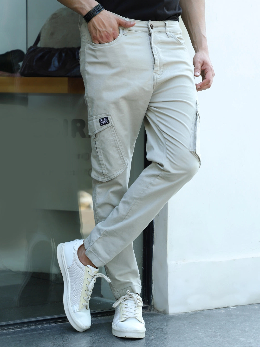 Bentley Duo Light Grey Cotton Cargo