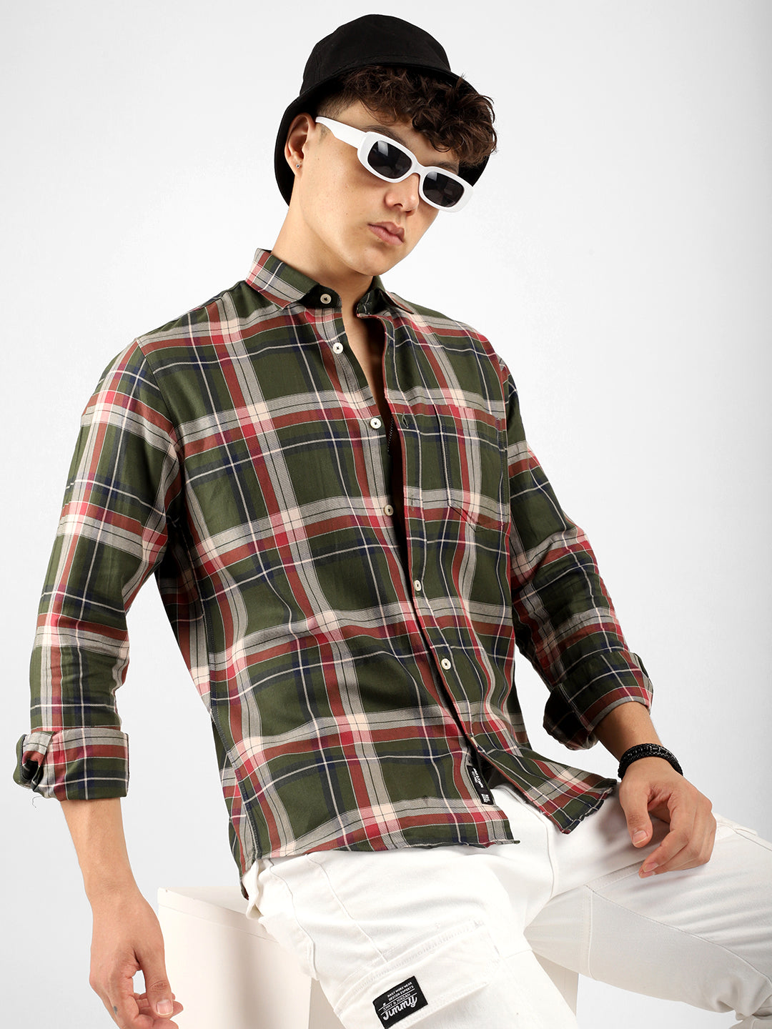 Fabric Emeric Olive Shirt