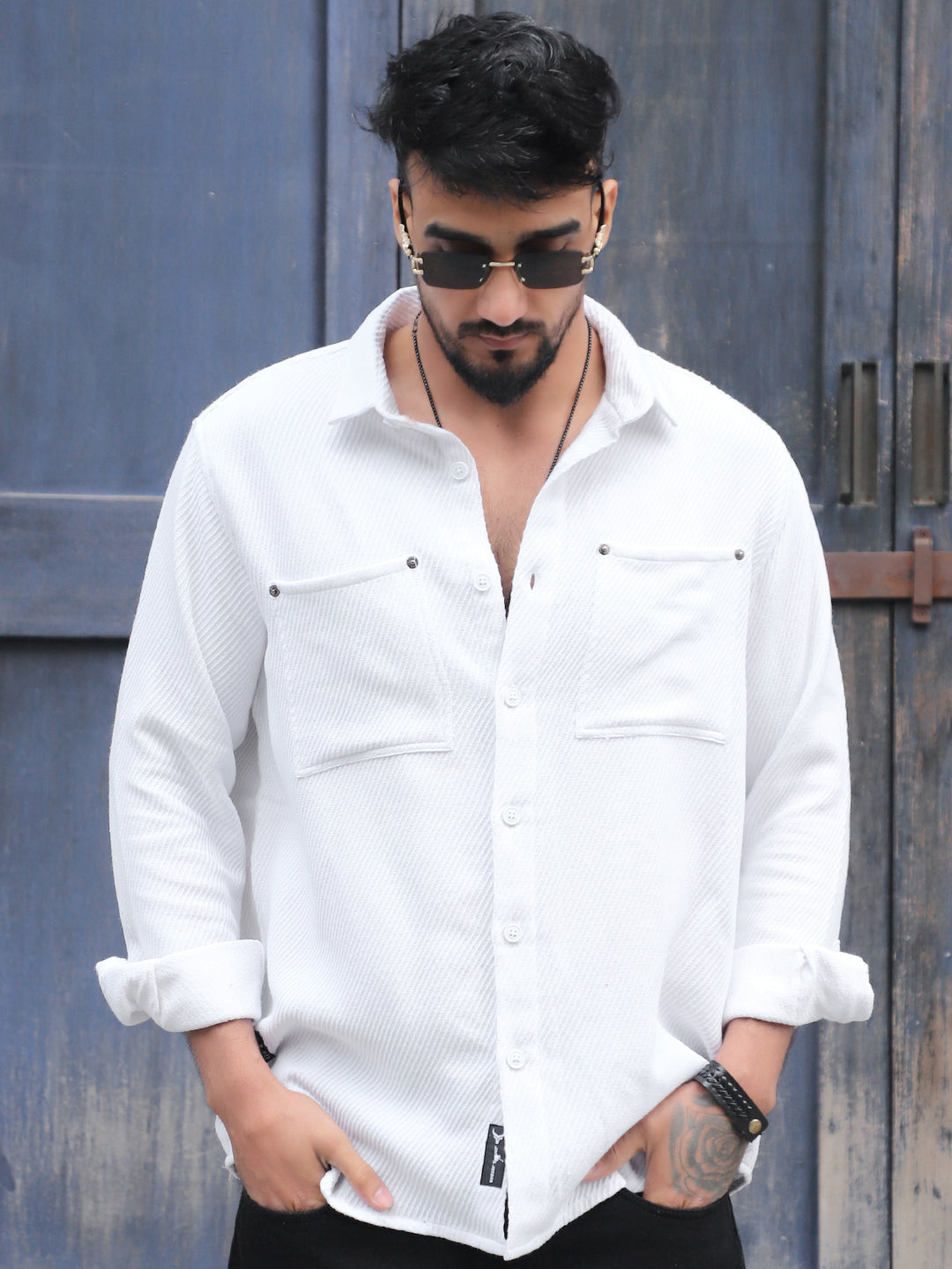 Ashridge White Full Sleeve Shirt