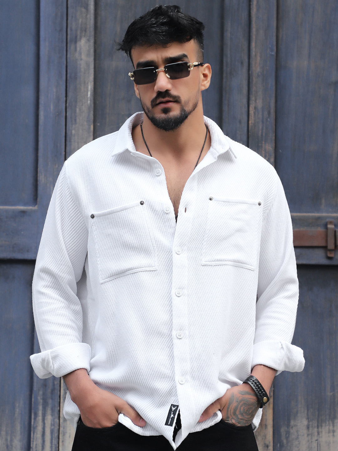 Ashridge White Full Sleeve Shirt