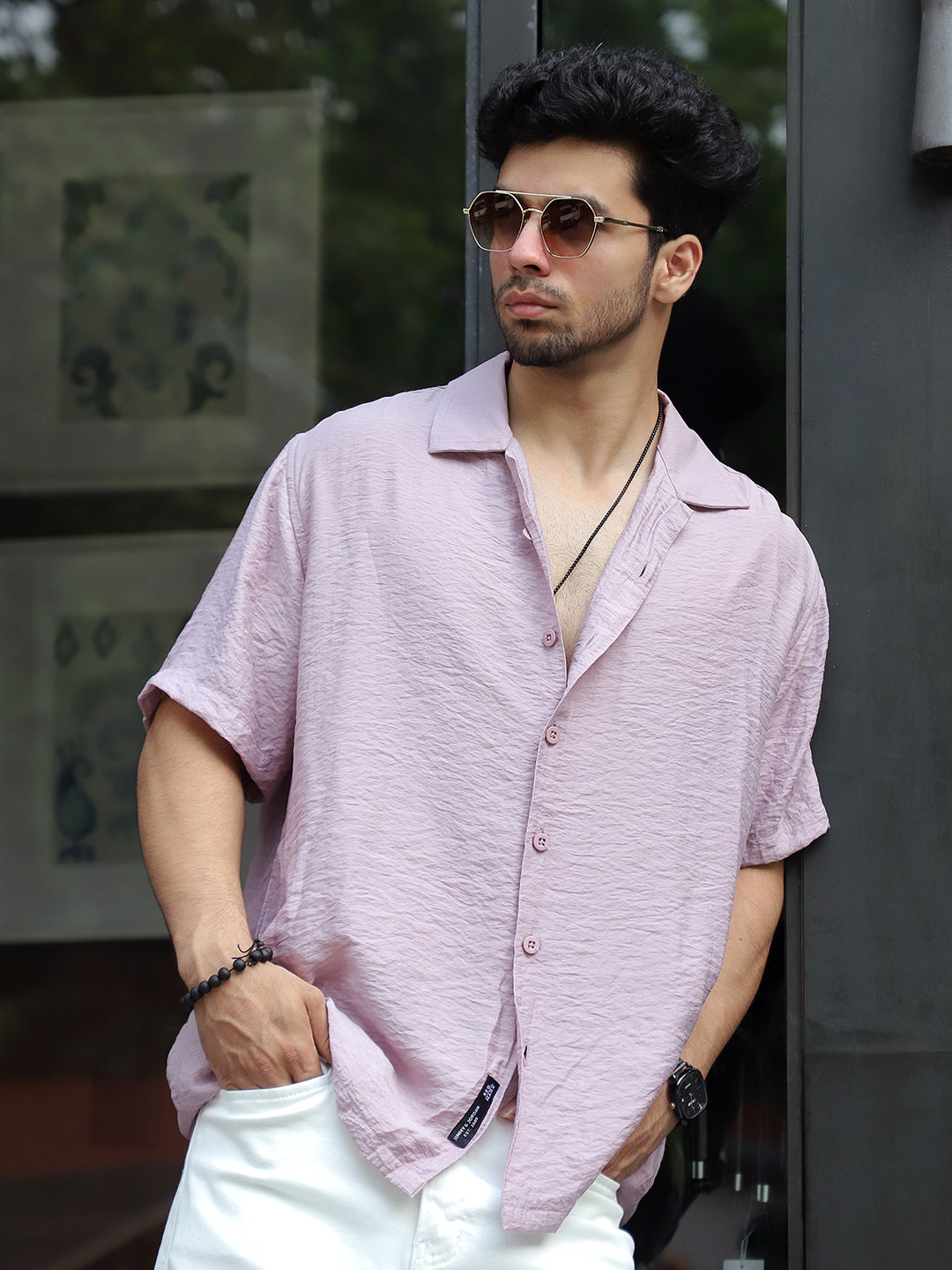 Midnight Command Orchid Plain Shirt
