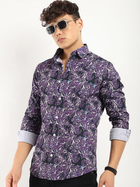 Encaustic Purple Shirt