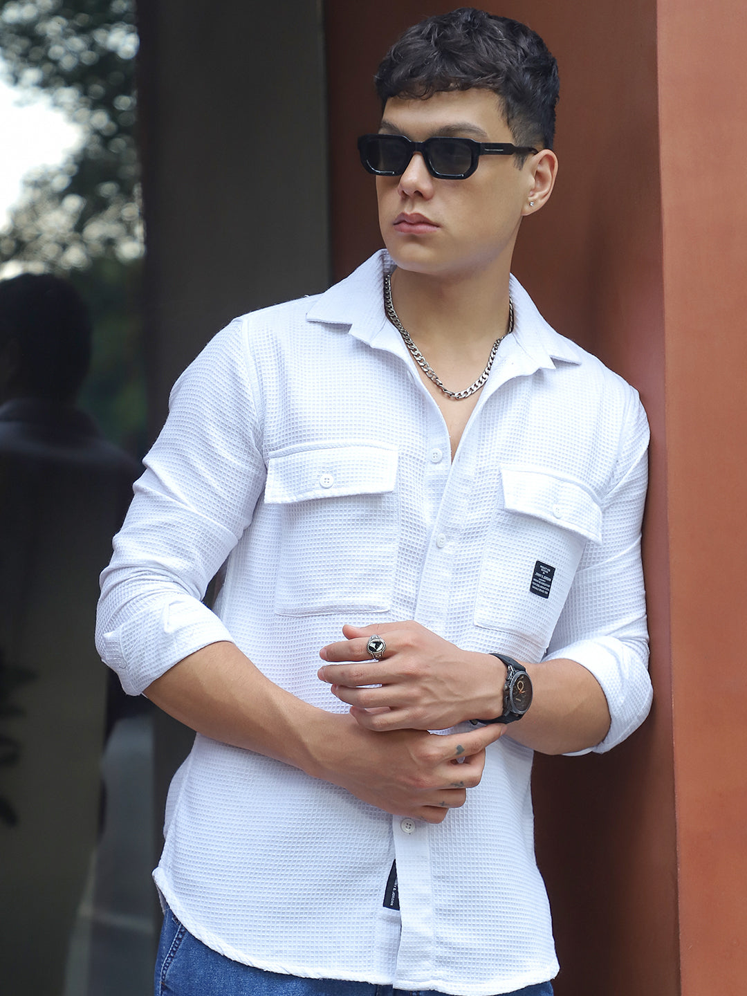 British Vintage White Full Sleeve Shirt