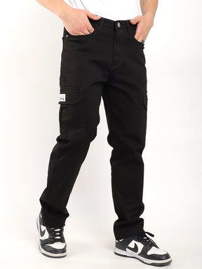 Zoom Black Denim Cargo