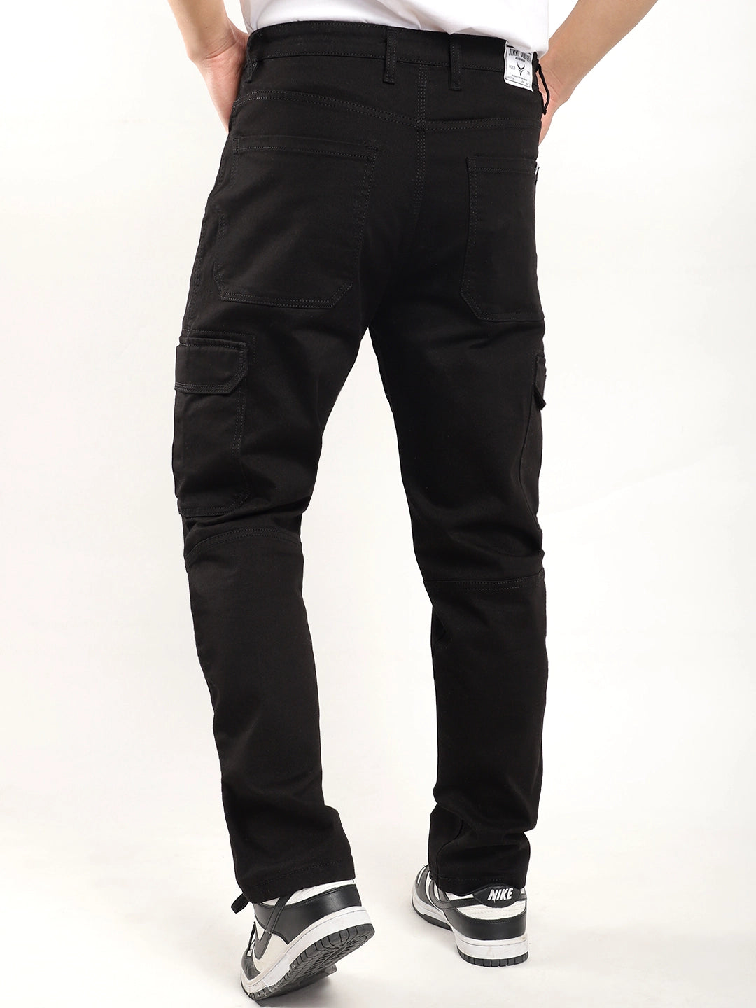 Zoom Black Denim Cargo