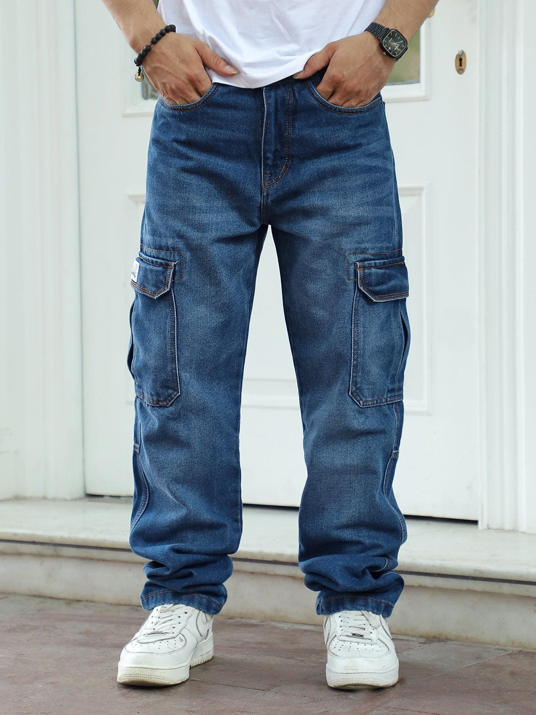 Zoom Blue Denim Cargo