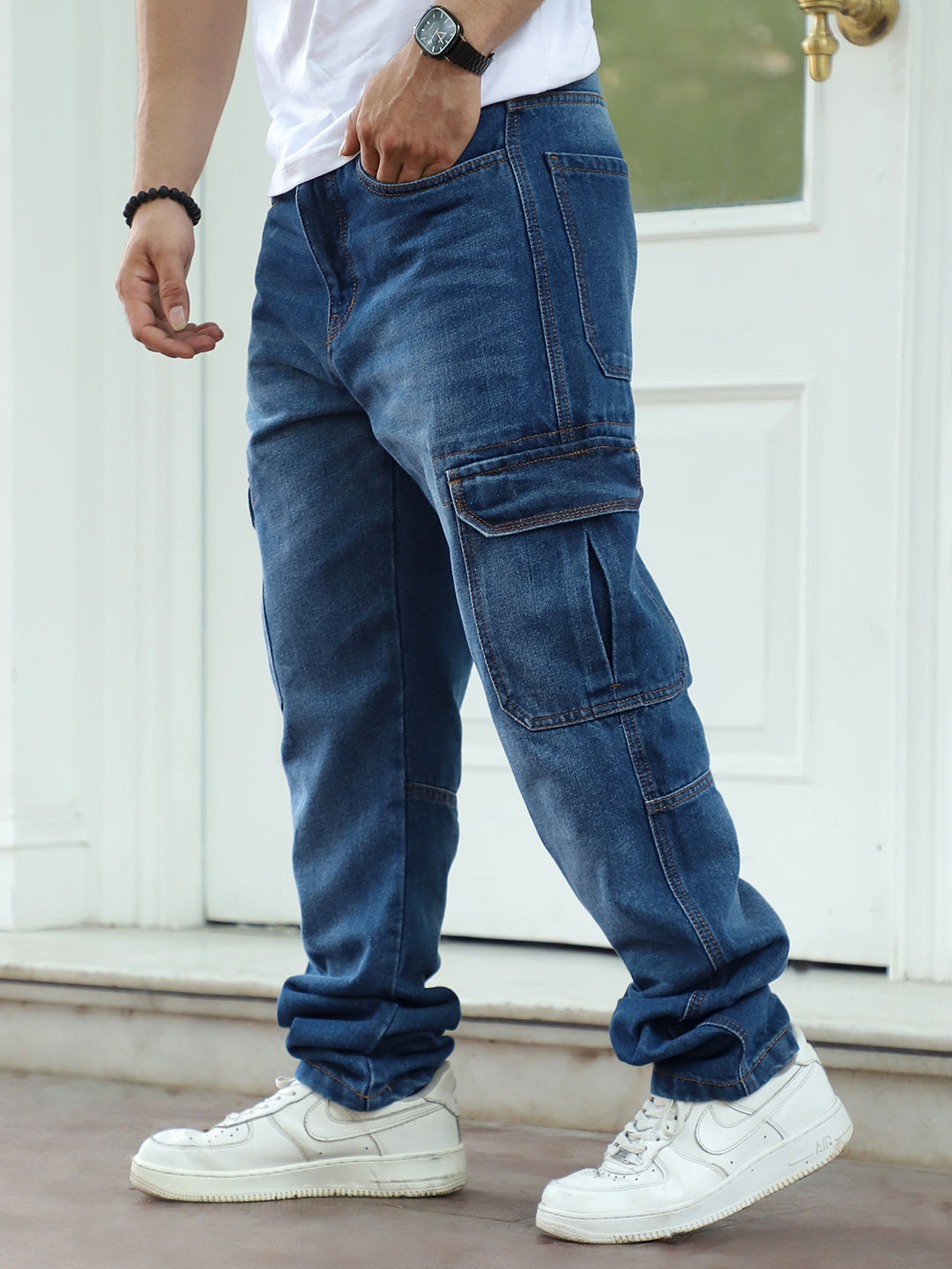 Zoom Blue Denim Cargo