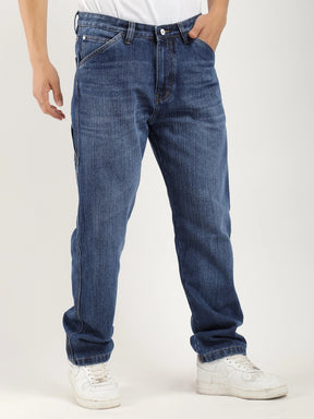 Dalston Drift Dark Blue Denim Cargo