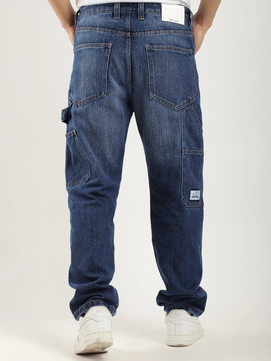 Dalston Drift Dark Blue Denim Cargo