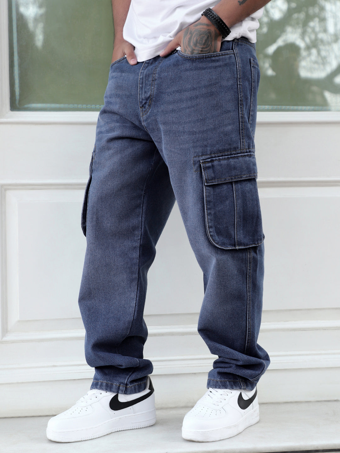 Driftwood Classic Blue Denim Cargo