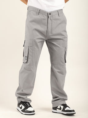 Crew Full length Dark Grey Cotton Cargo