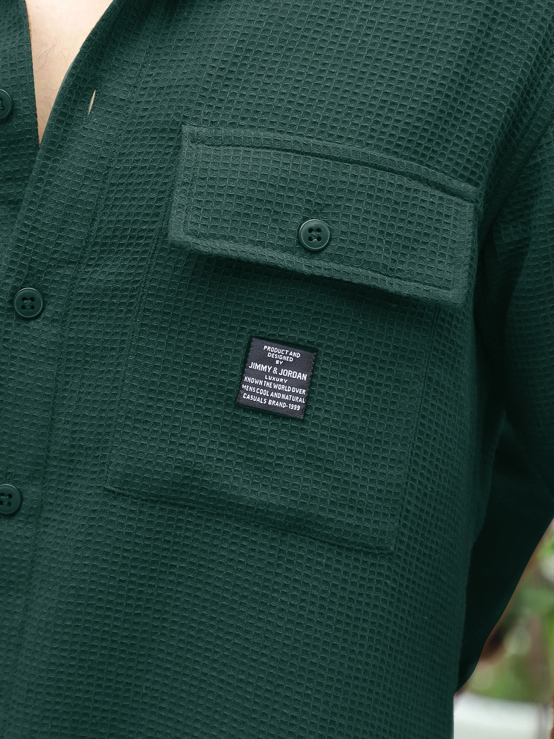 British Vintage Dark Green Full Sleeve Shirt