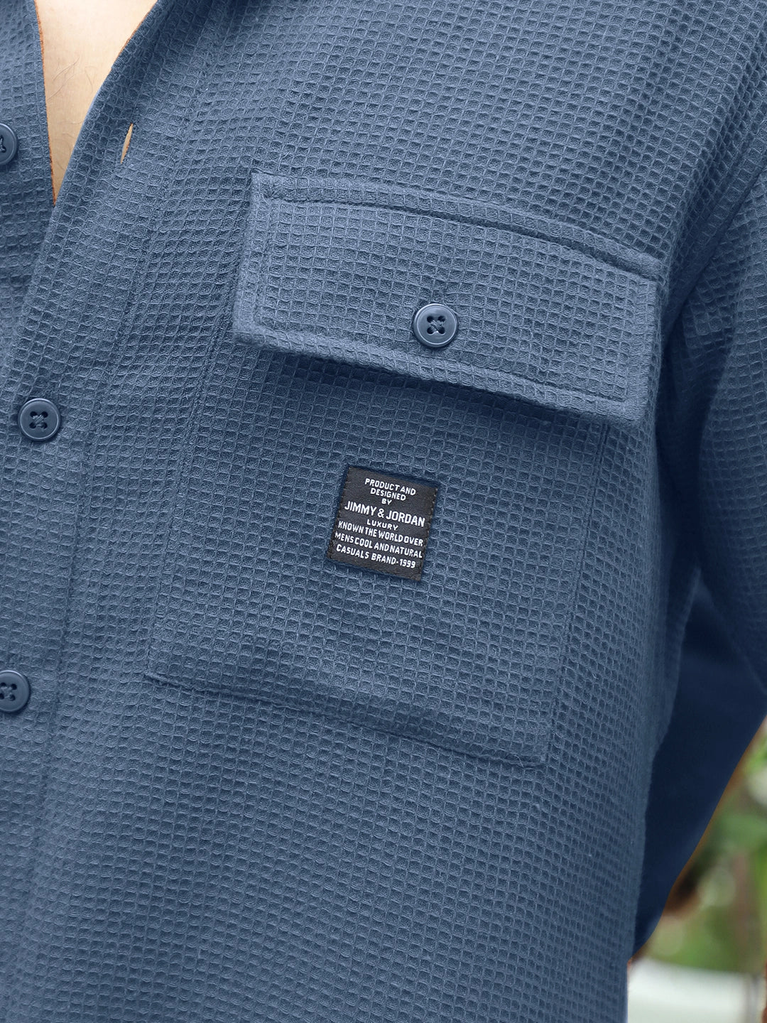 British Vintage Sky Grey Full Sleeve Shirt