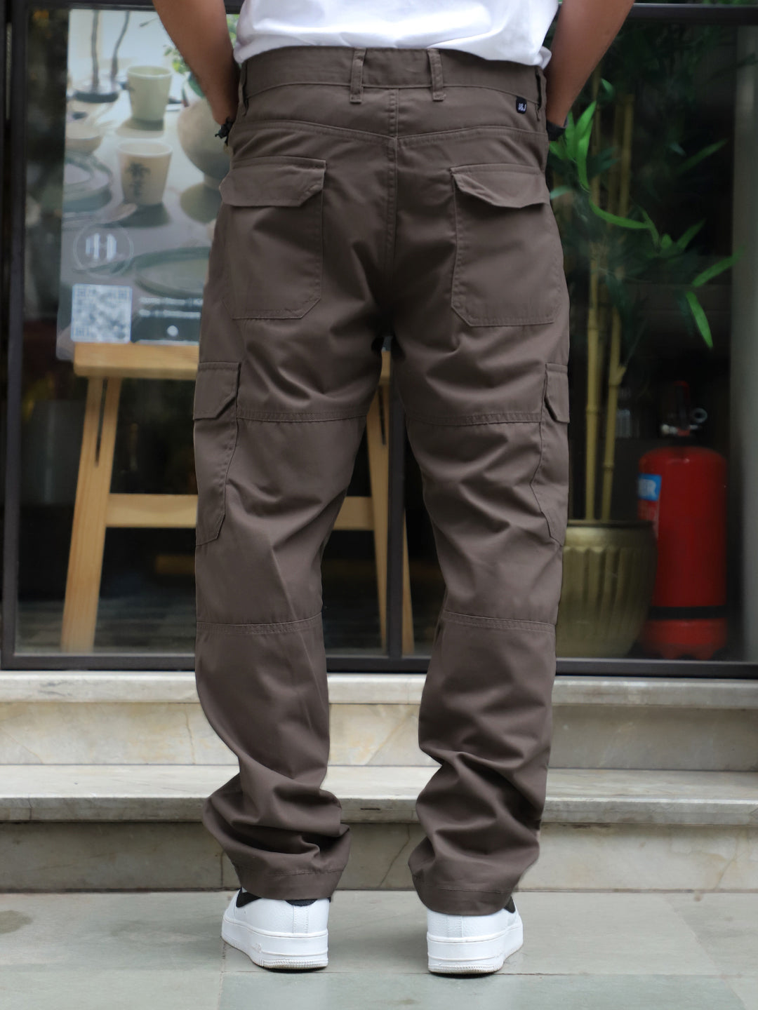 Harlow Hues Wood Brown Cotton Cargo
