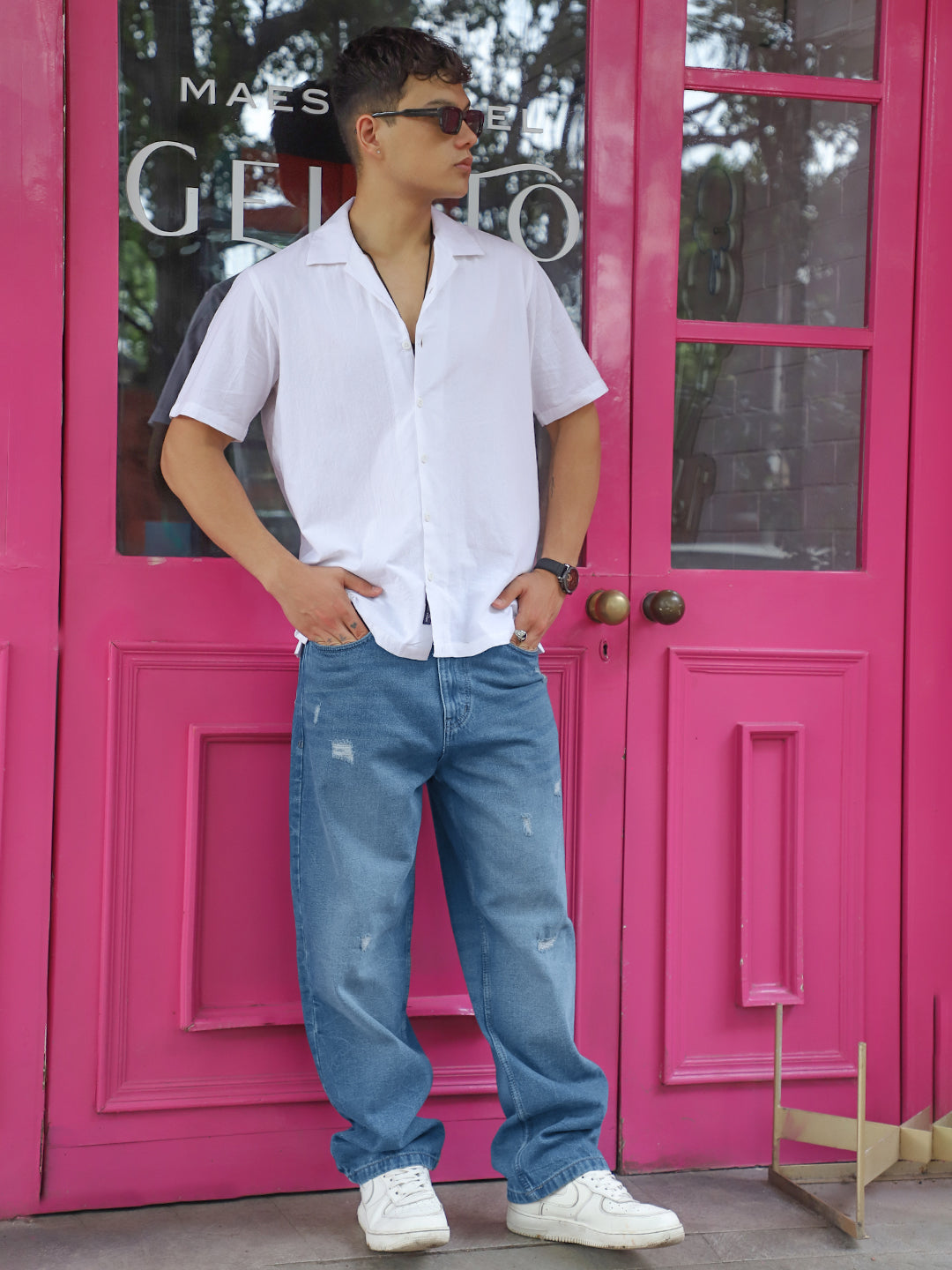 Nightline Classic Blue Baggy Fit Jeans