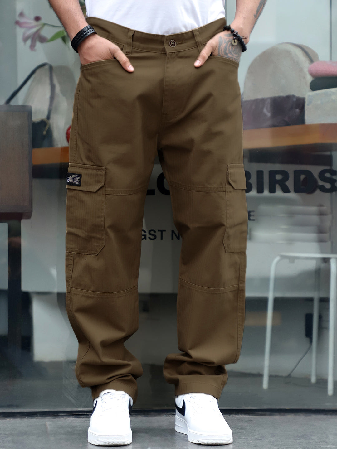 Harlow Hues Tortilla Brown Cotton Cargo