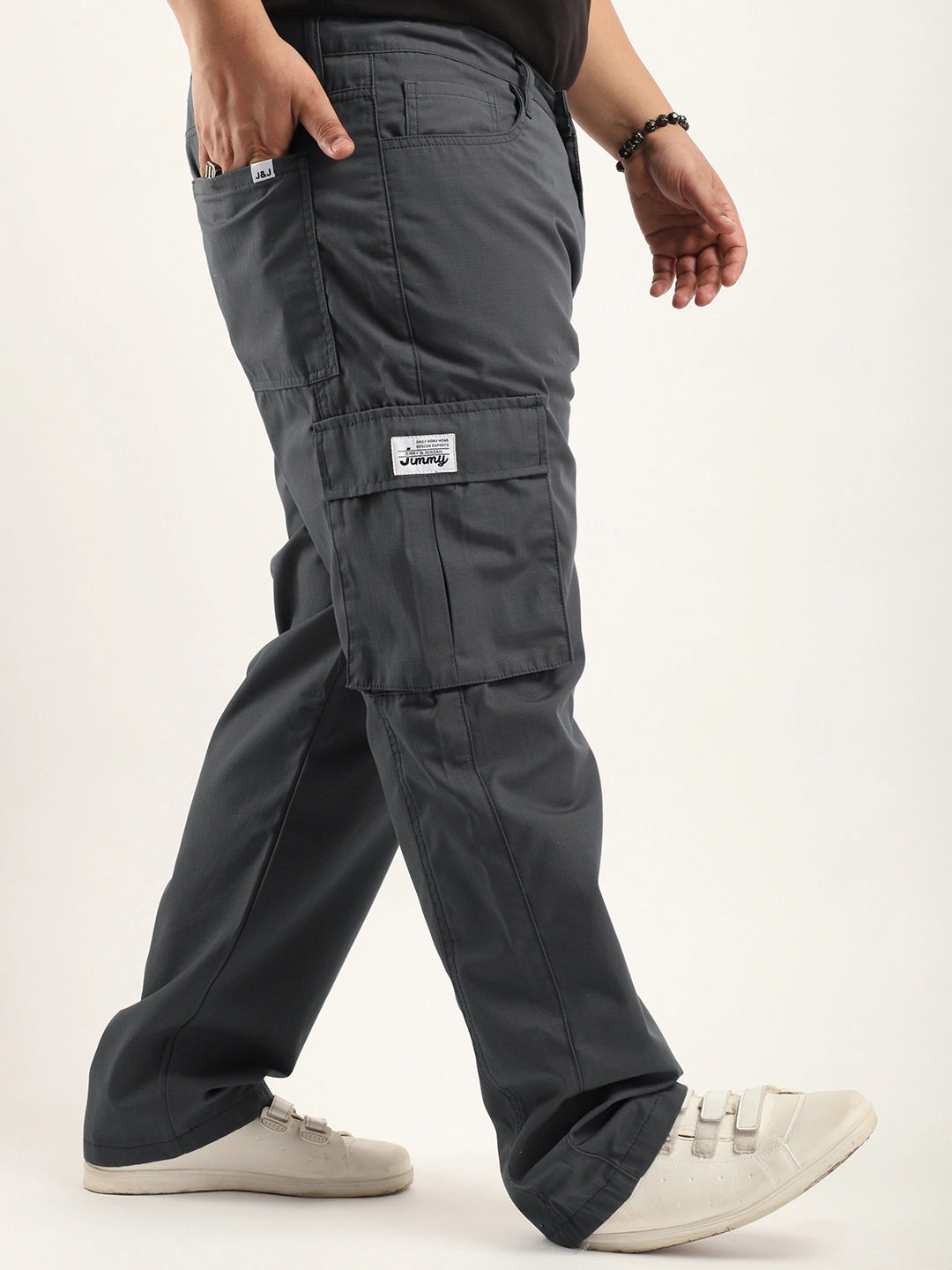 Slayer Full length Steel Grey Plus size cargo