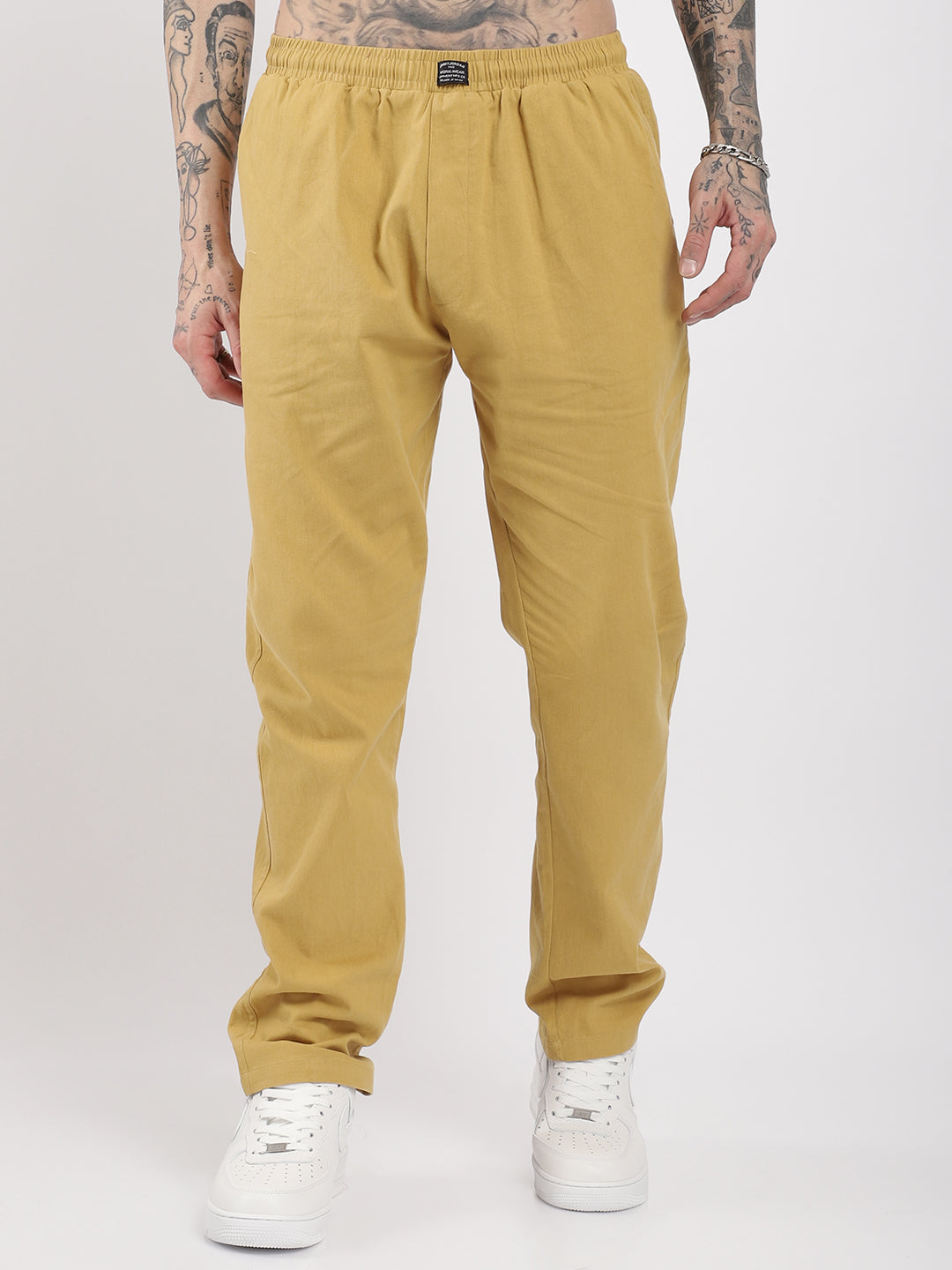 Braver Cotton Mustard Co-Ord Set