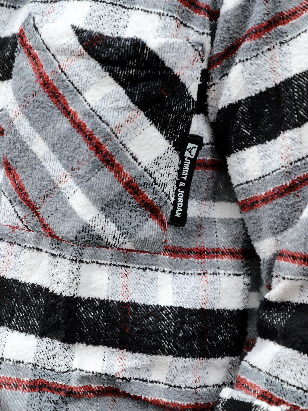 British Check Grey Winter Shacket