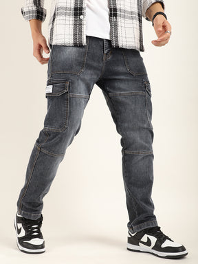 Arthur Grey Denim Cargo