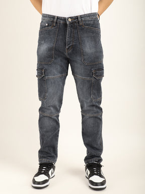 Arthur Grey Denim Cargo