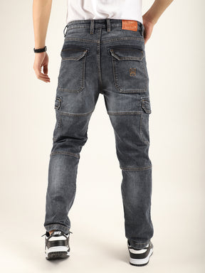 Arthur Grey Denim Cargo