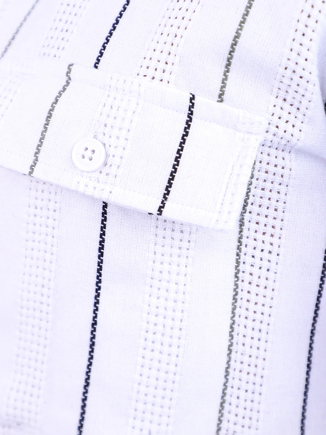 Montero White Stripe full sleeve Shirt