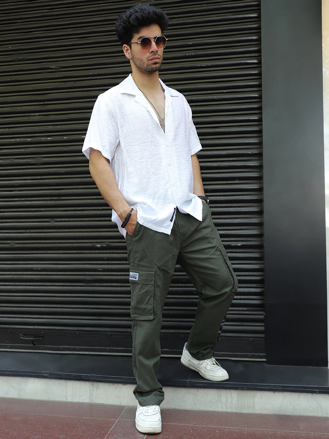 Desert Sage Green  Linen Cargo