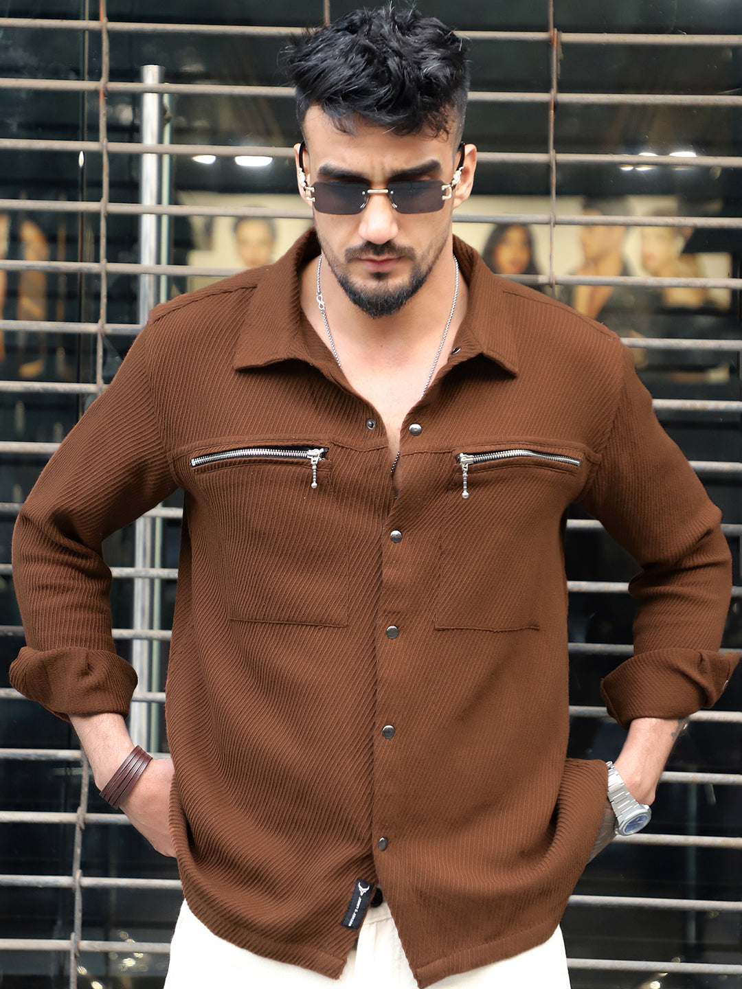 Ironwood Brown Shacket