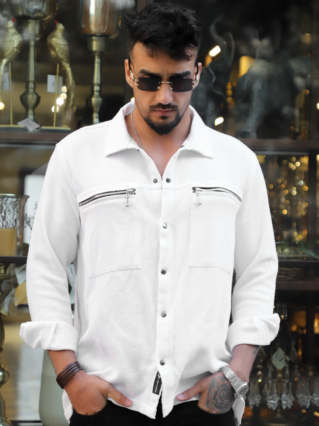 Ironwood White Shacket