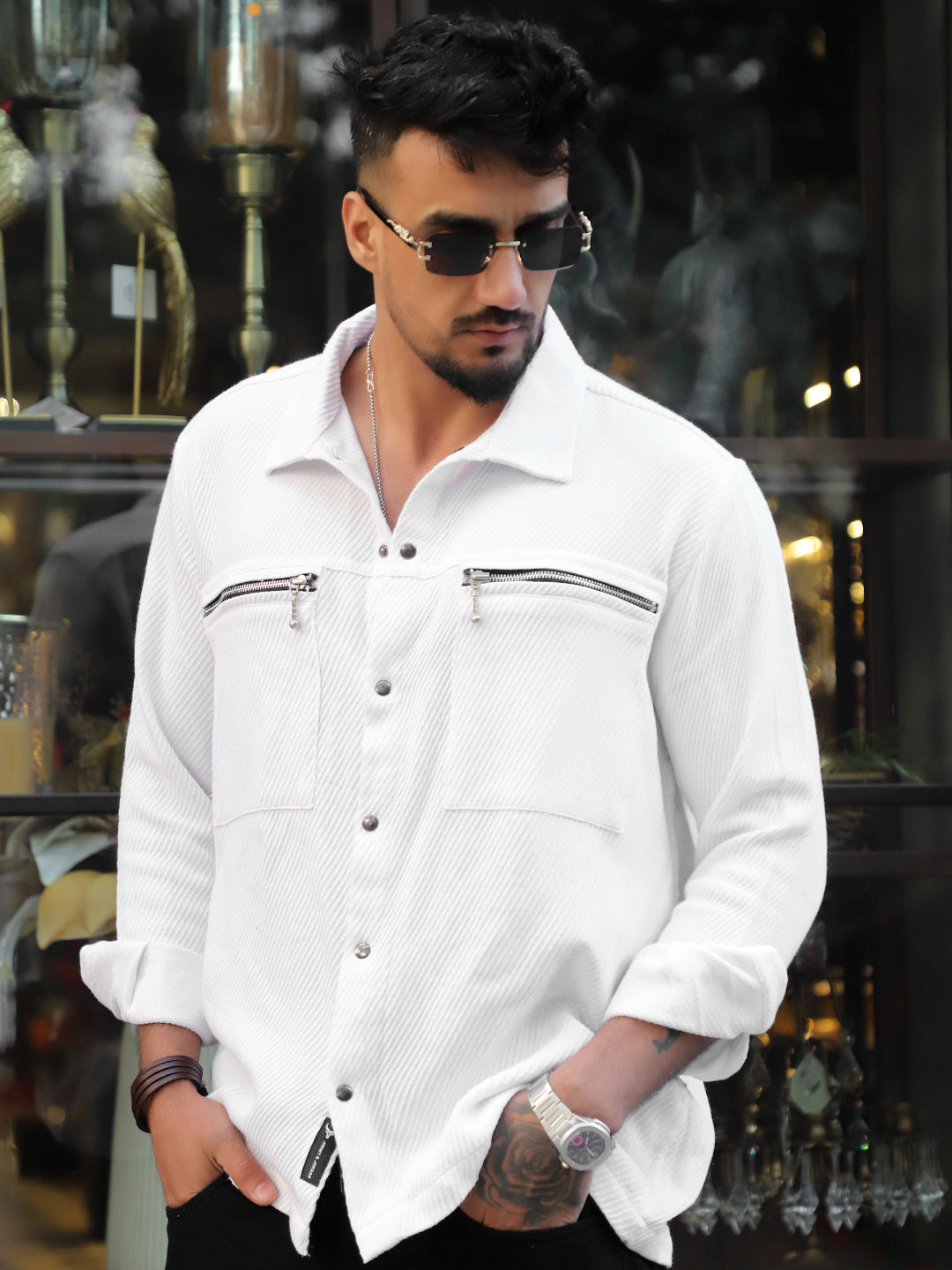 Ironwood White Shacket