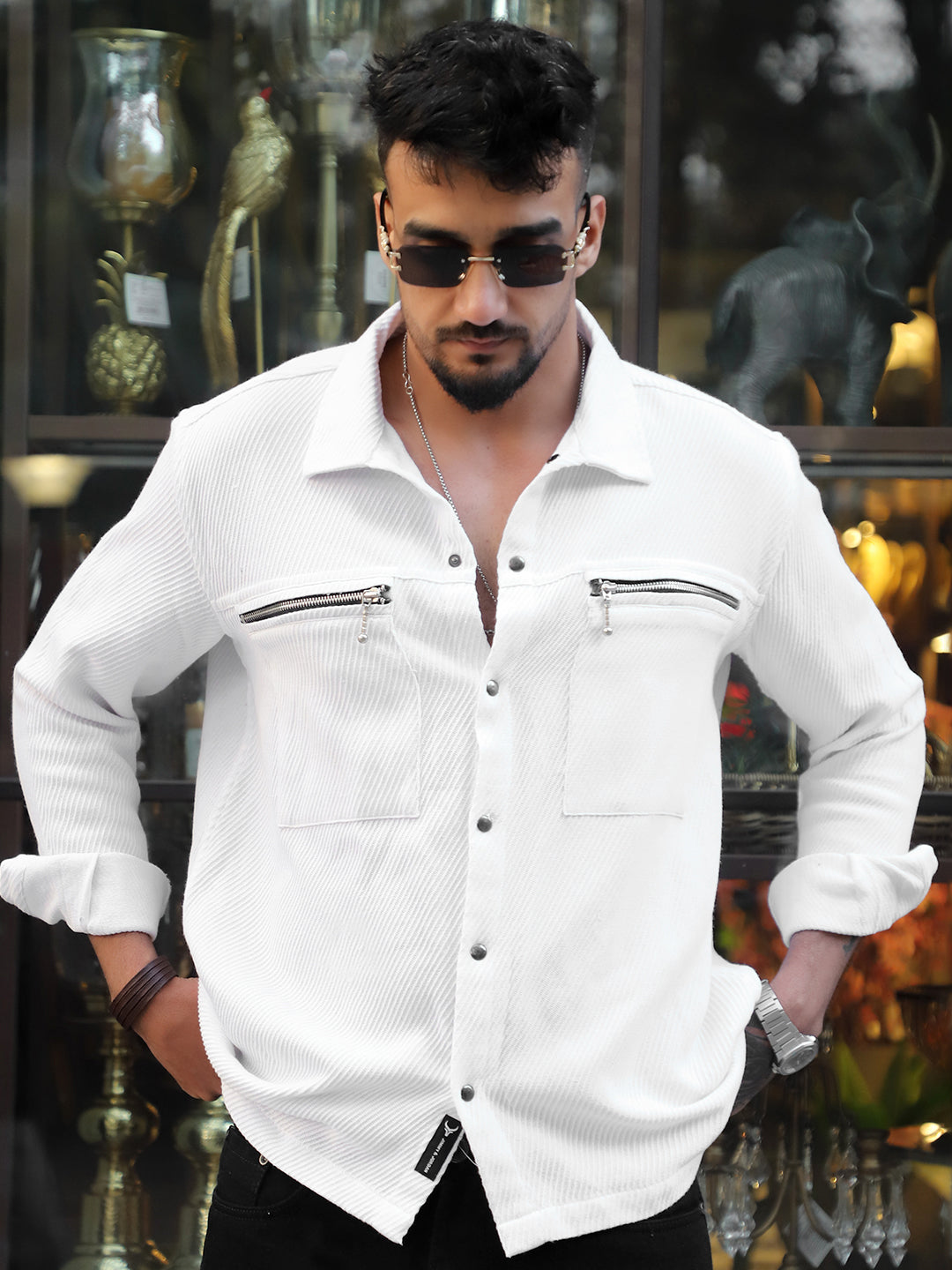 Ironwood White Shacket