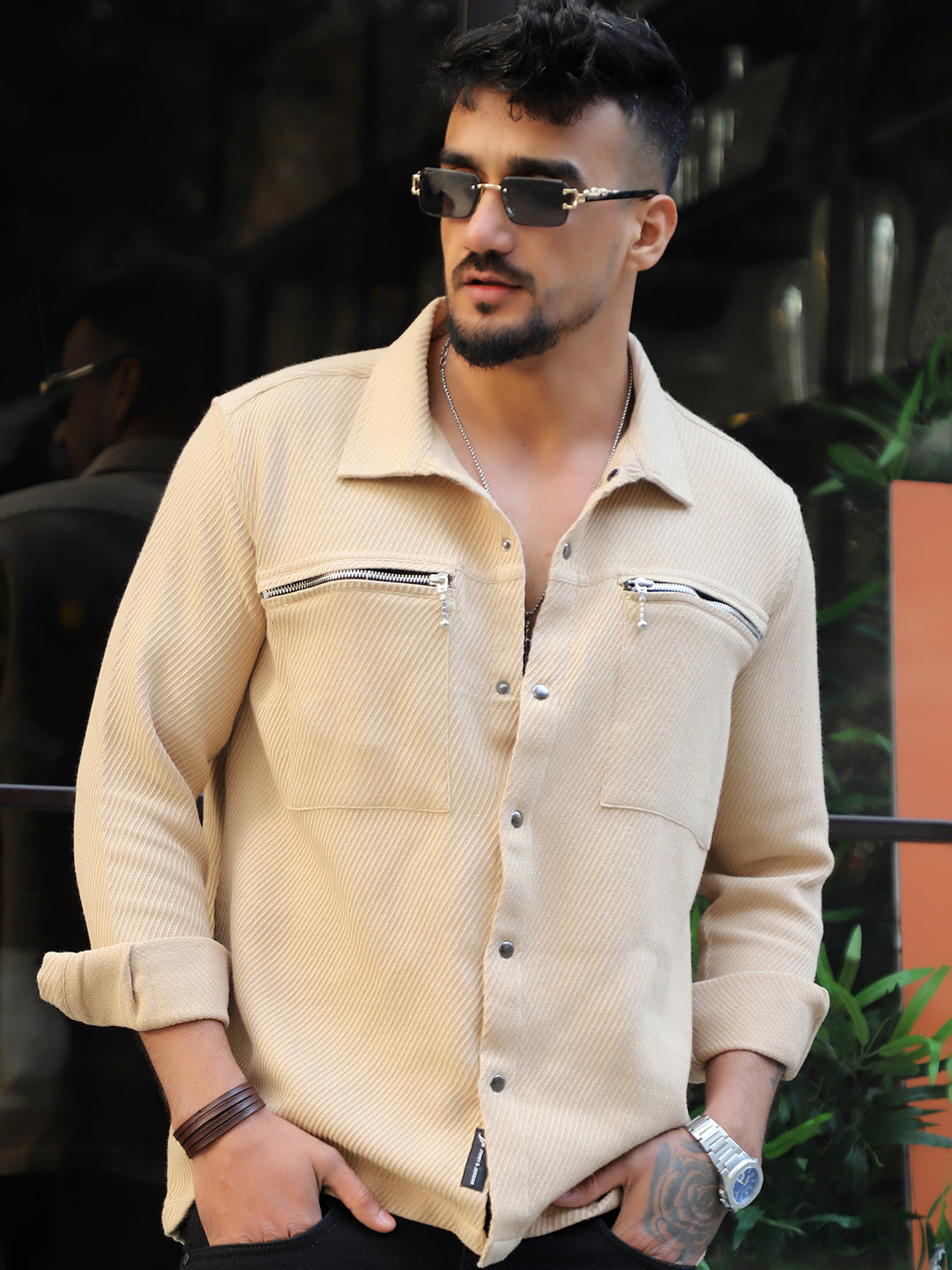 Ironwood Beige Shacket