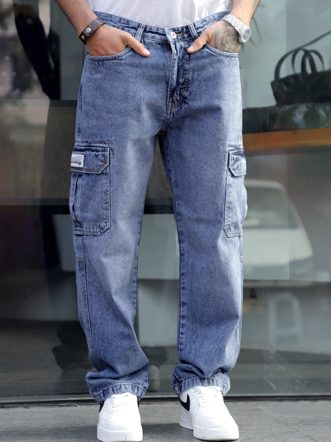 Zoom Classic Blue Denim Cargo