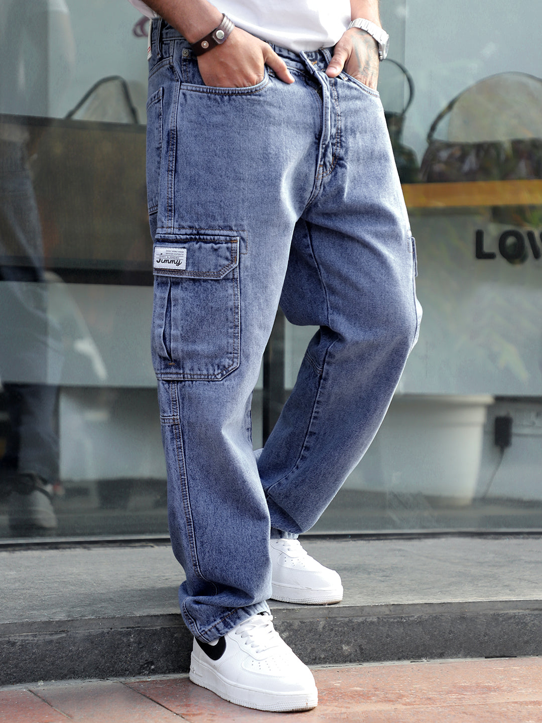 Zoom Classic Blue Denim Cargo