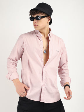 Calista Peach Mandarin Shirt