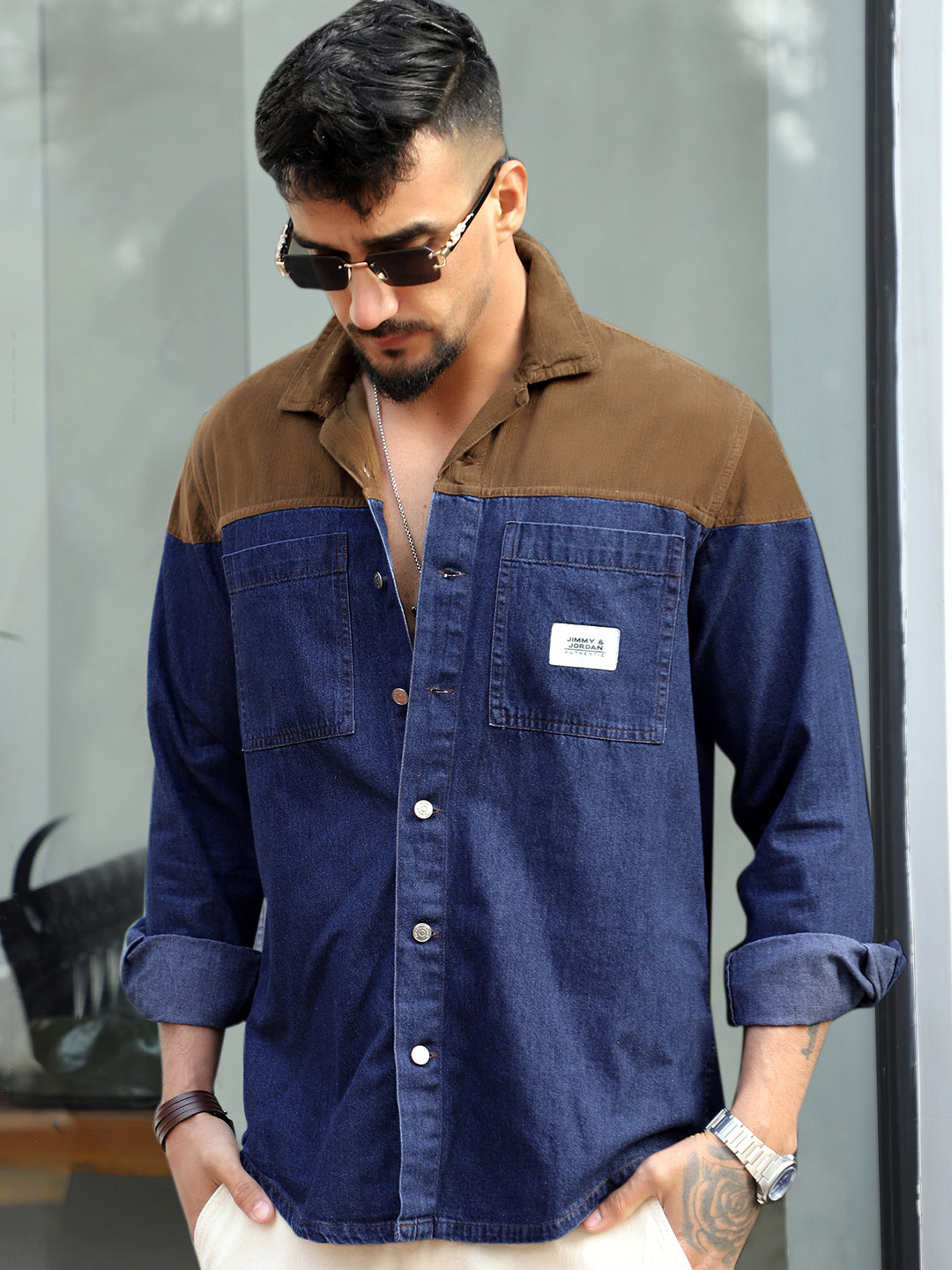 Tidebreak Marine Blue Denim Shirt