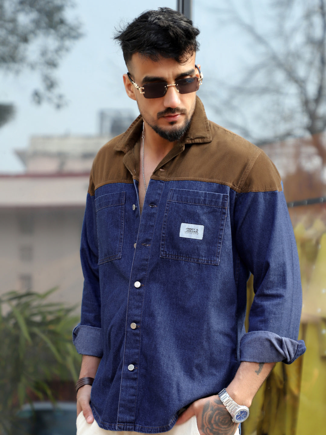 Tidebreak Marine Blue Denim Shirt