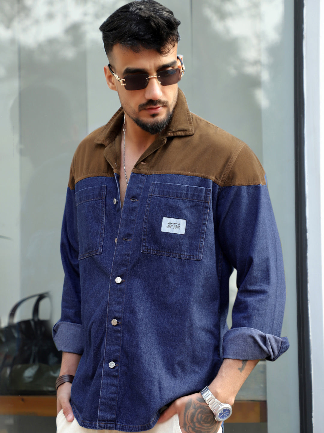 Tidebreak Marine Blue Denim Shirt