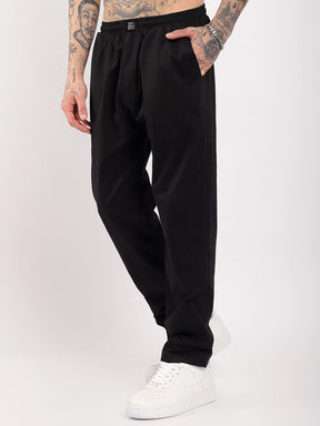 Antonio Cotton Black Co-Ord Set With Tich Button