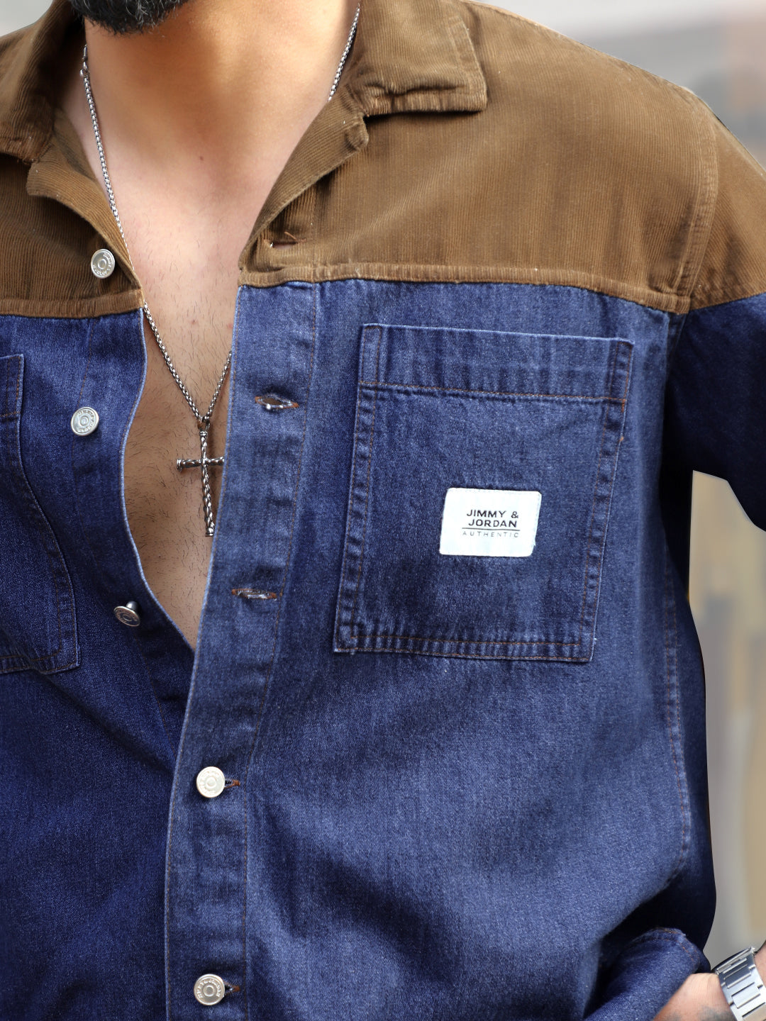 Tidebreak Marine Blue Denim Shirt
