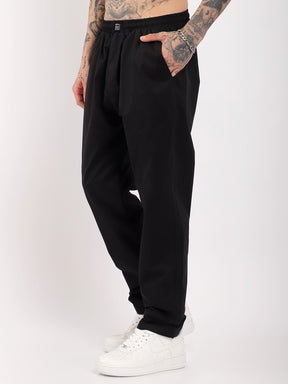 Antonio Cotton Black Co-Ord Set With Tich Button