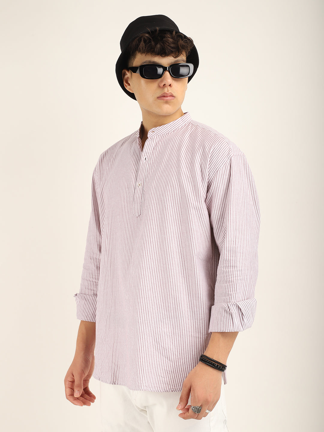 Marco Oxford Wine Short Kurta