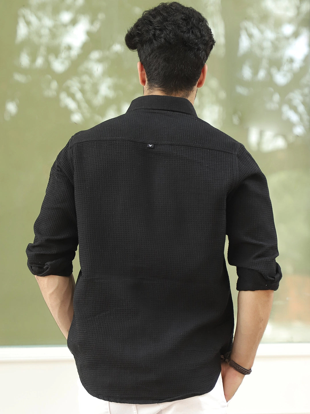 British Vintage Black Full Sleeve Shirt