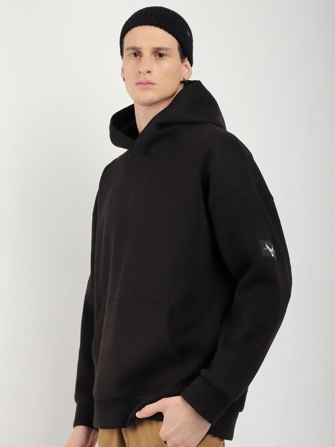 Black Oversized Hoodie for Men